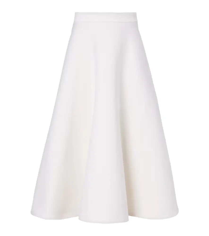 Max Mara Gathered midi skirt