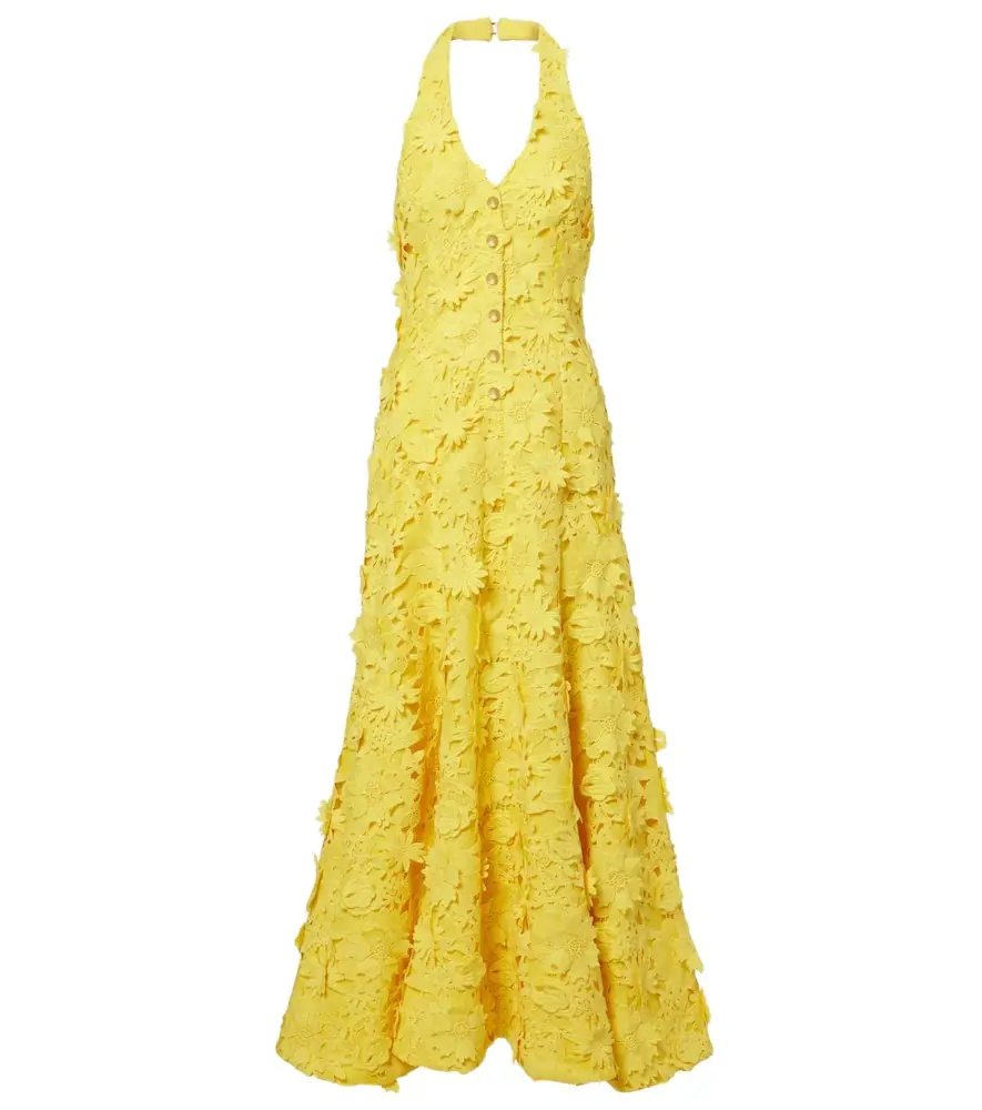 Leo Lin Juliette lace maxi dress