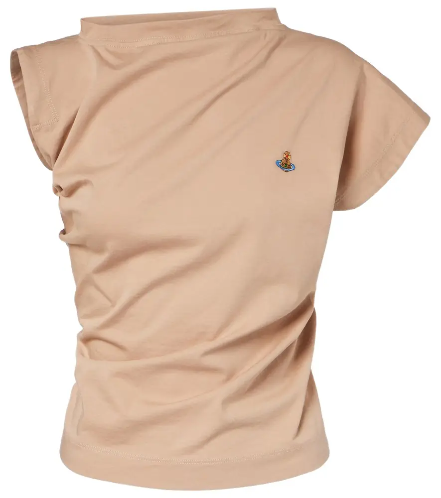 Vivienne Westwood Hebo asymmetric cotton top