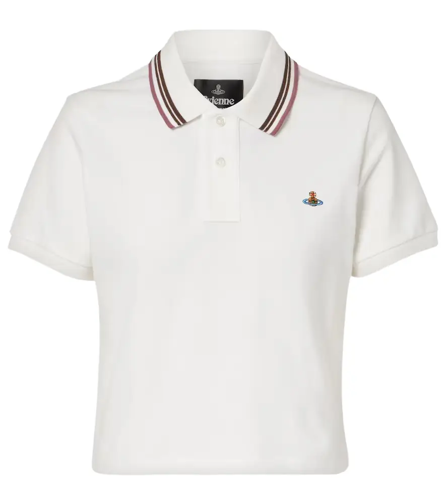 Vivienne Westwood Mini Classic cotton piqué polo shirt