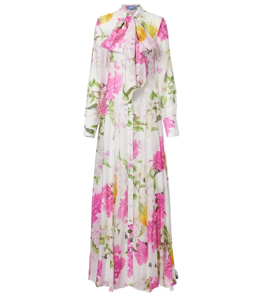 Leo Lin Lilith printed maxi dress