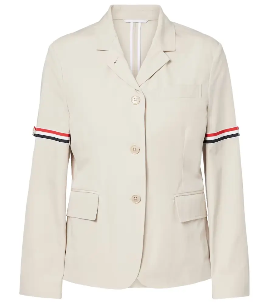 Thom Browne 4-Bar cotton jacket