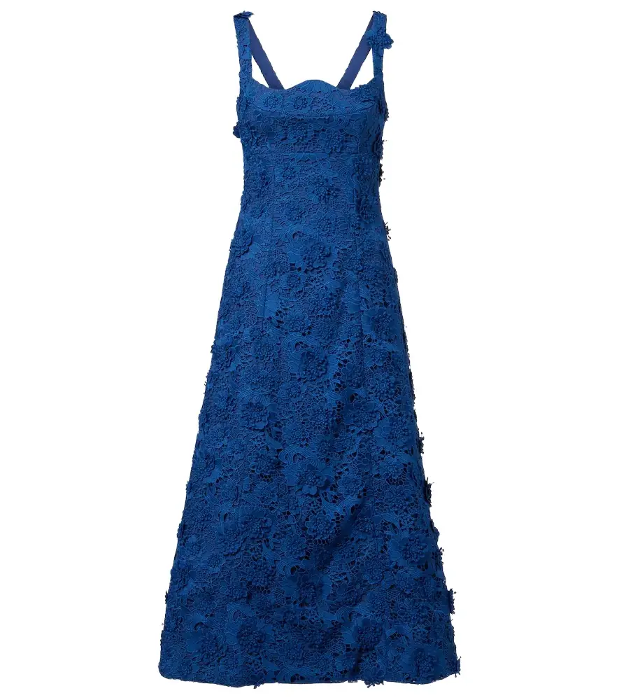 Leo Lin Odette lace midi dress