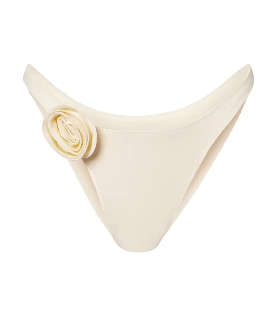 Same Rosette floral-appliqué bikini bottoms