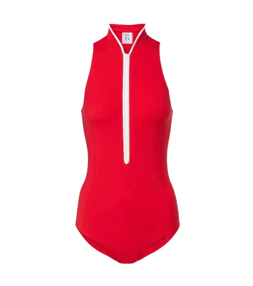 Hunza G Katya zip-up swimsuit
