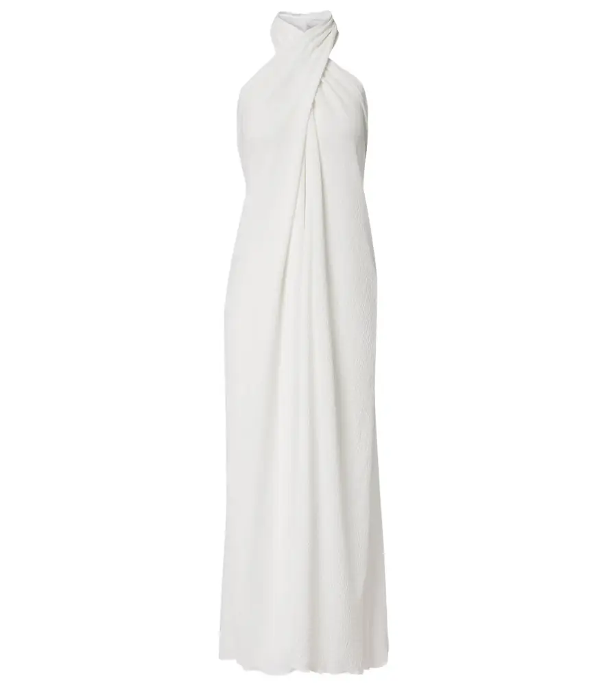 Jade Swim Stella sheer halterneck maxi dress