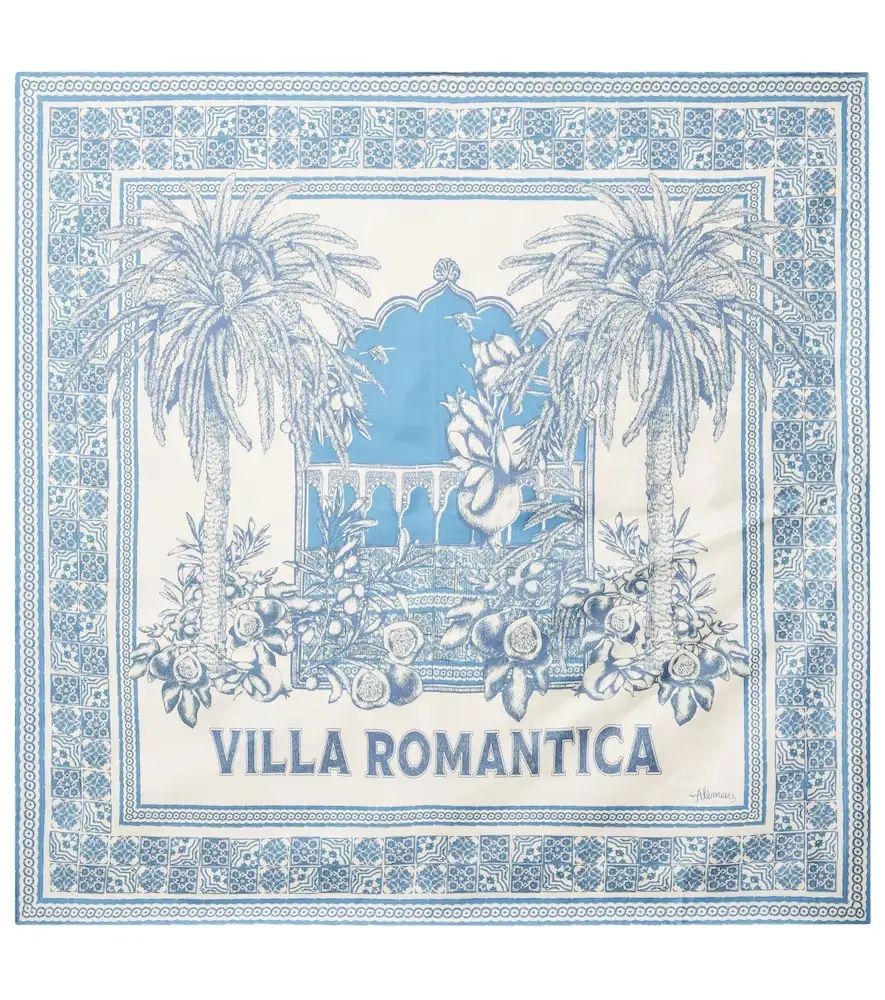 Alemais Alémais Villa Romantica silk scarf
