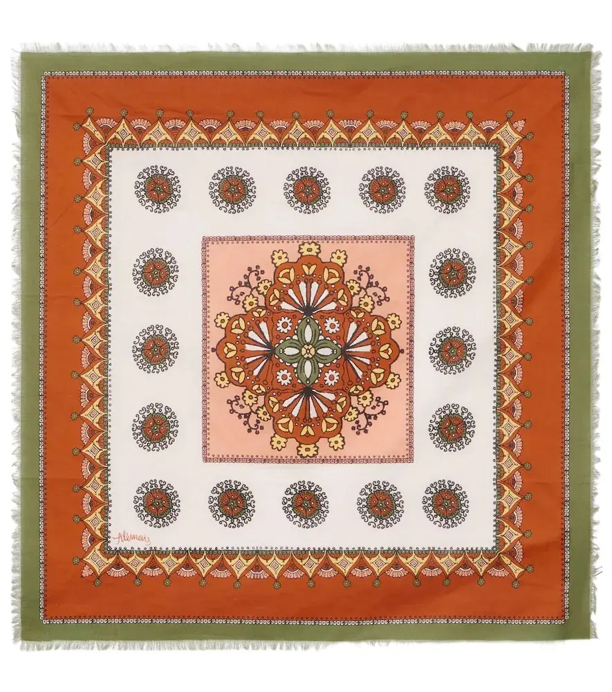 Alemais Alémais Contina Midi fringed cotton scarf