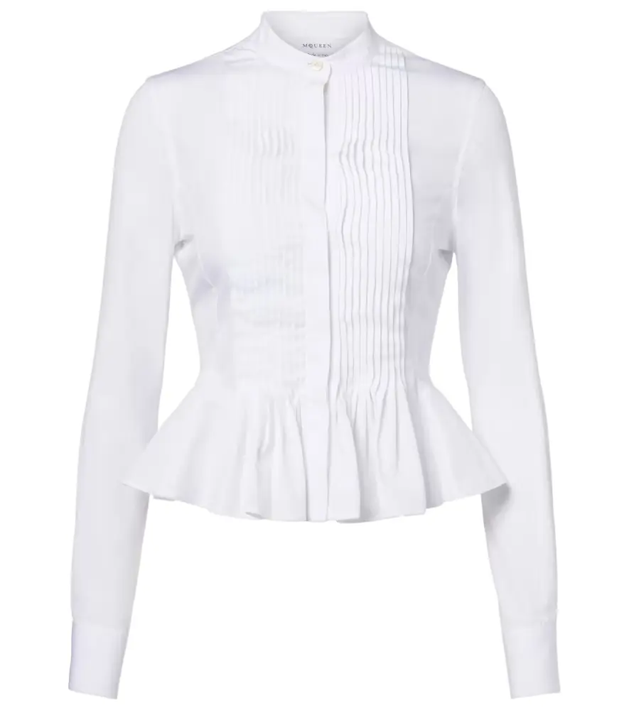 McQueen Cotton poplin shirt