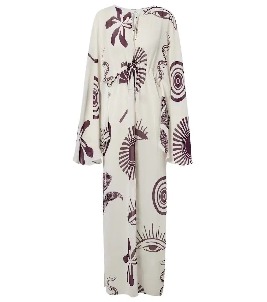 Cala de la Cruz Cassia printed maxi dress