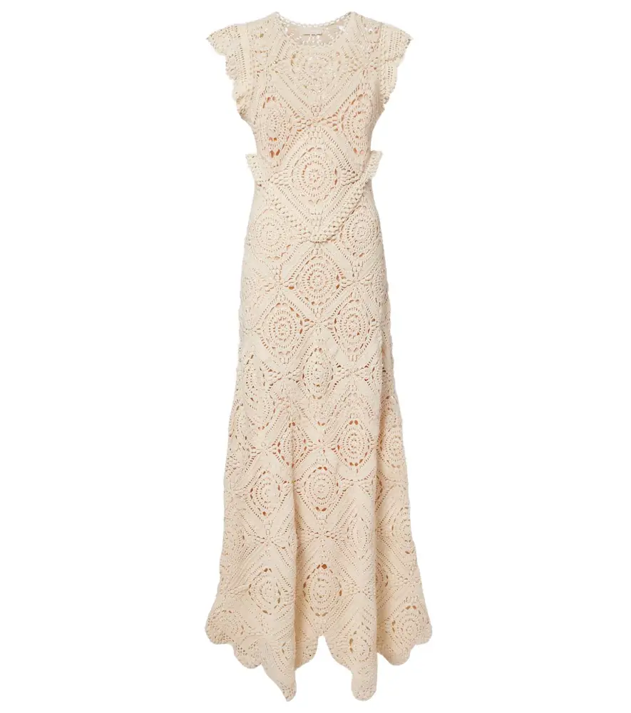 Ulla Johnson Annalisa crochet cotton maxi dress