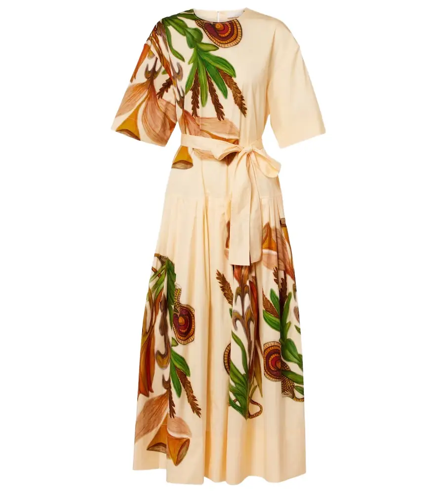 Ulla Johnson Aniline printed cotton midi dress