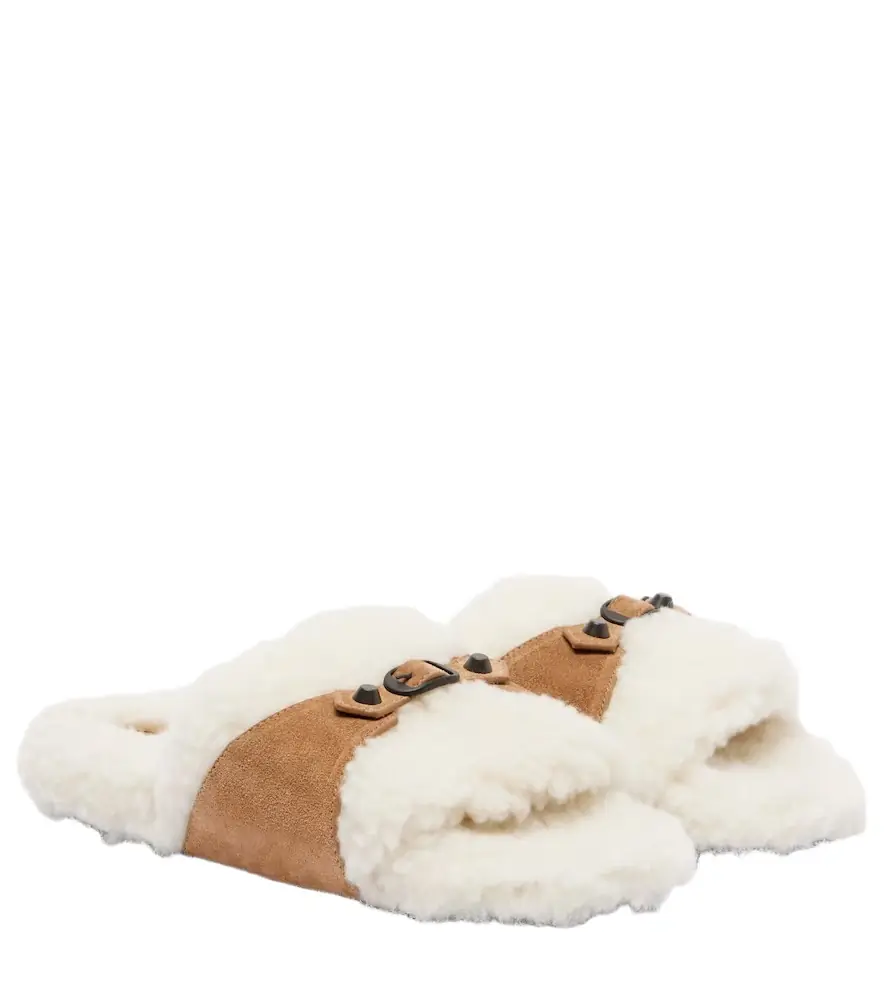 Balenciaga Suede slides