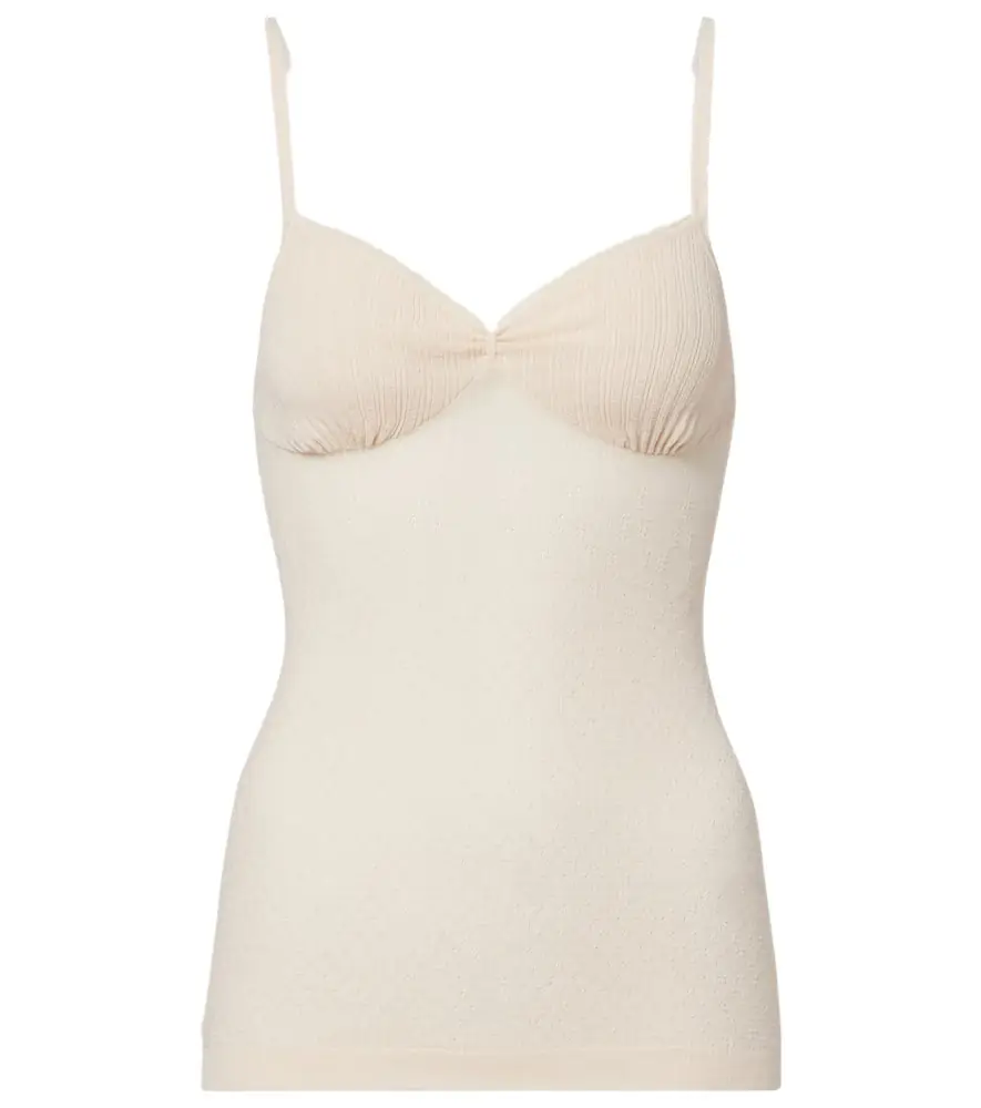 Victoria Beckham Cami cotton-blend top