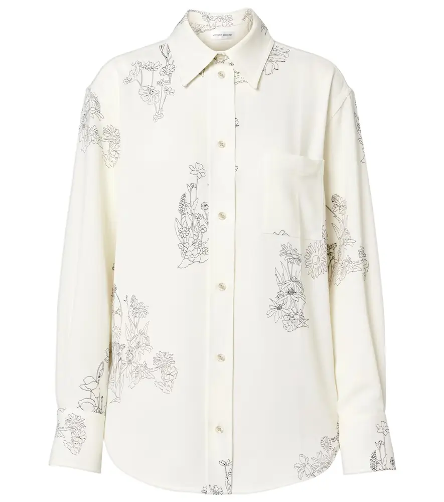 Victoria Beckham Floral shirt