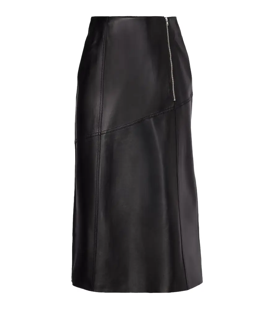 Victoria Beckham Leather pencil skirt
