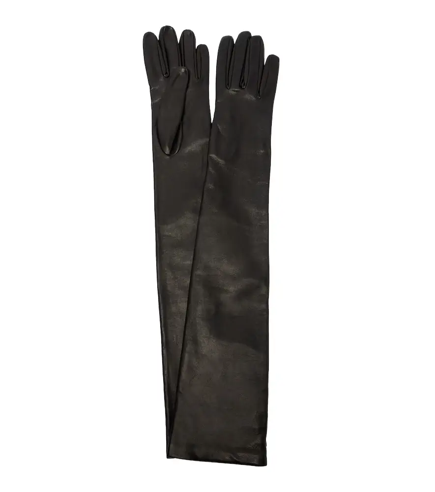Nour Hammour Leather gloves