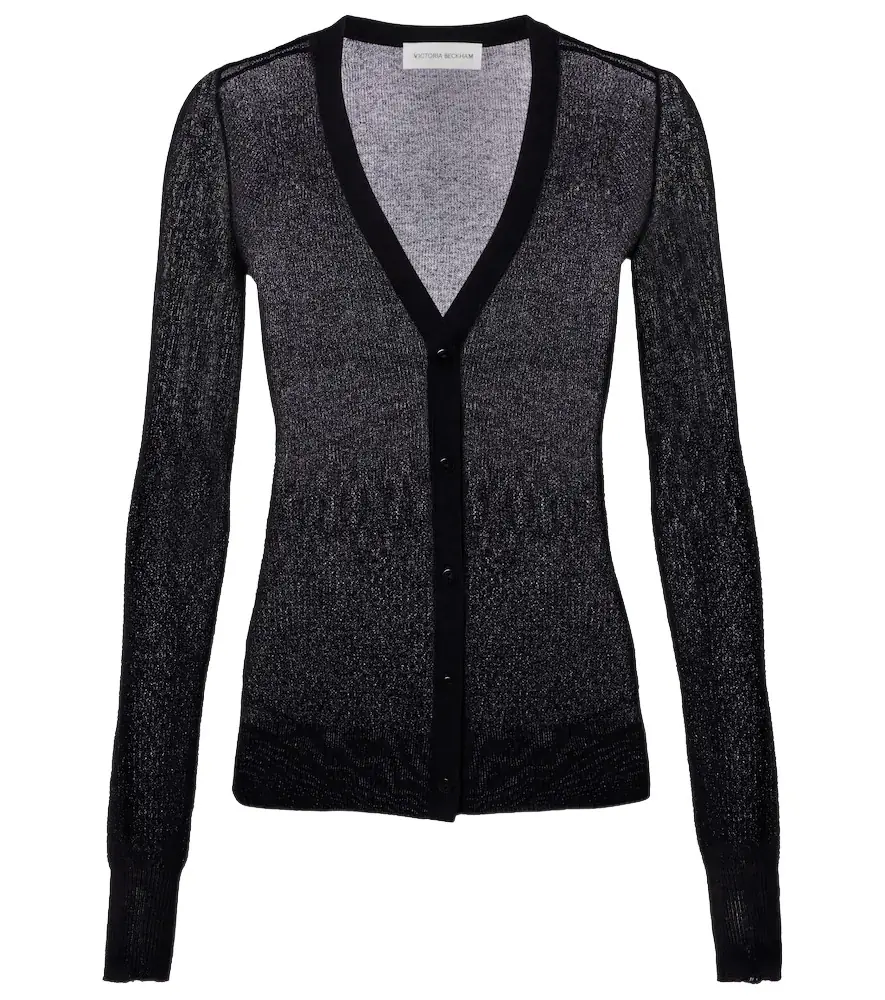 Victoria Beckham Cotton-blend cardigan
