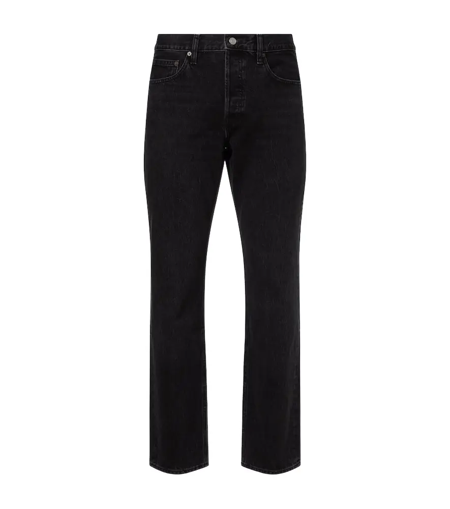 Frame The Straight mid-rise straight jeans