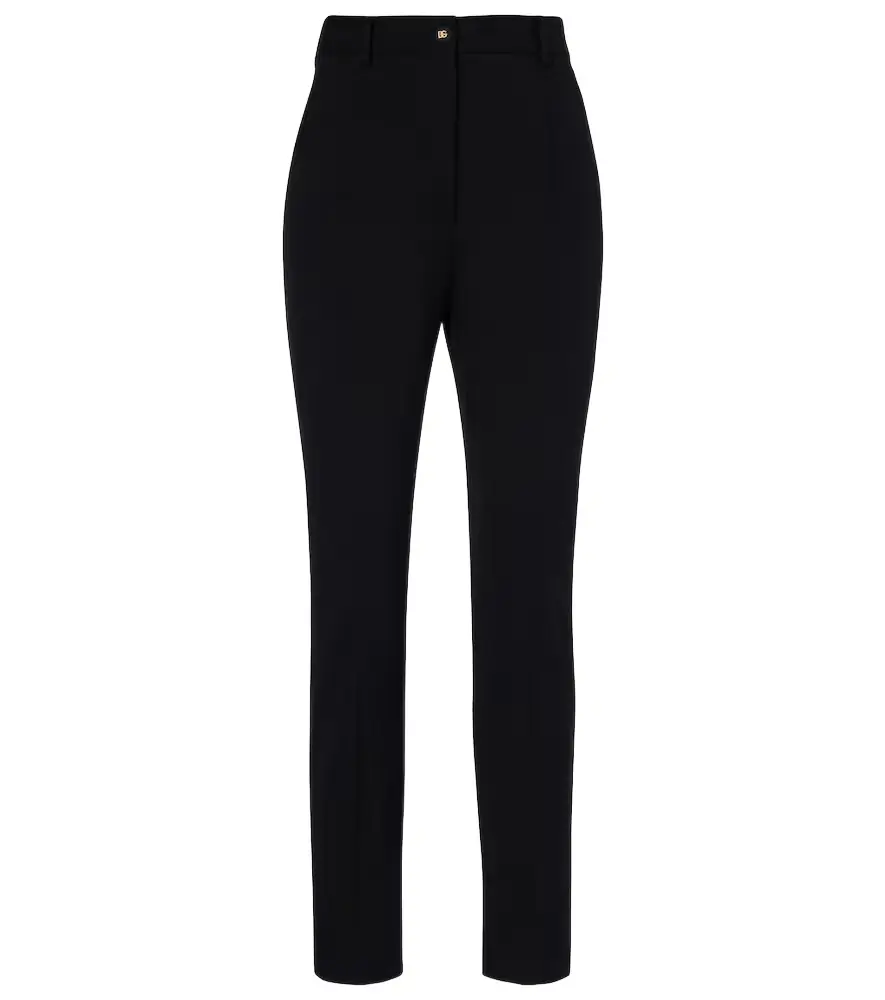 Dolce & Gabbana Wool-blend slim pants