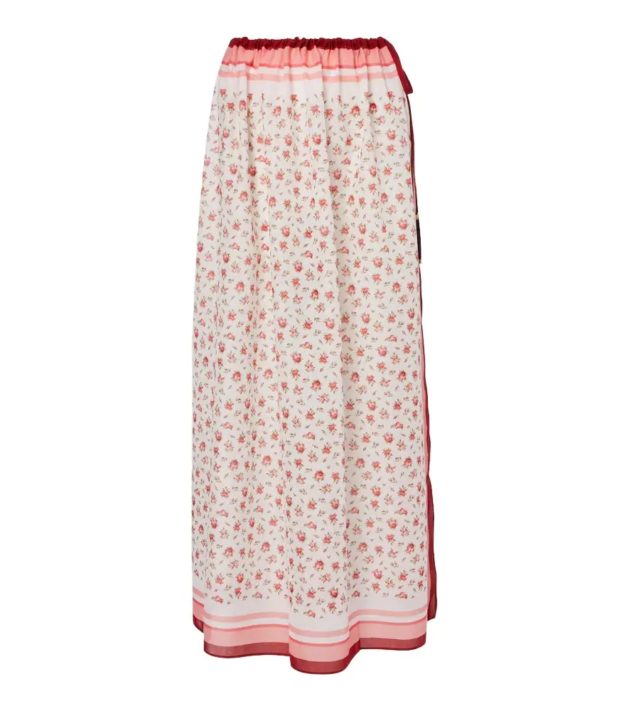 Dolce & Gabbana Floral cotton beach cover-up