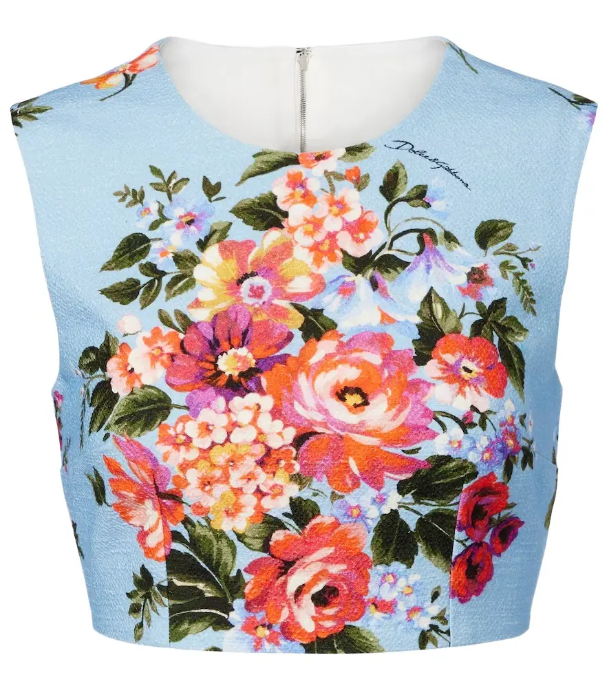 Dolce & Gabbana Floral cotton top