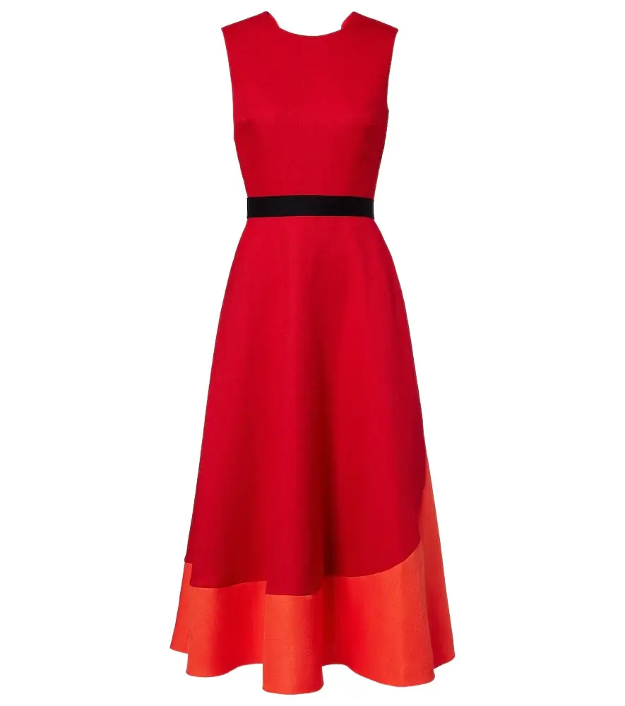 Roksanda Mire colorblocked midi dress