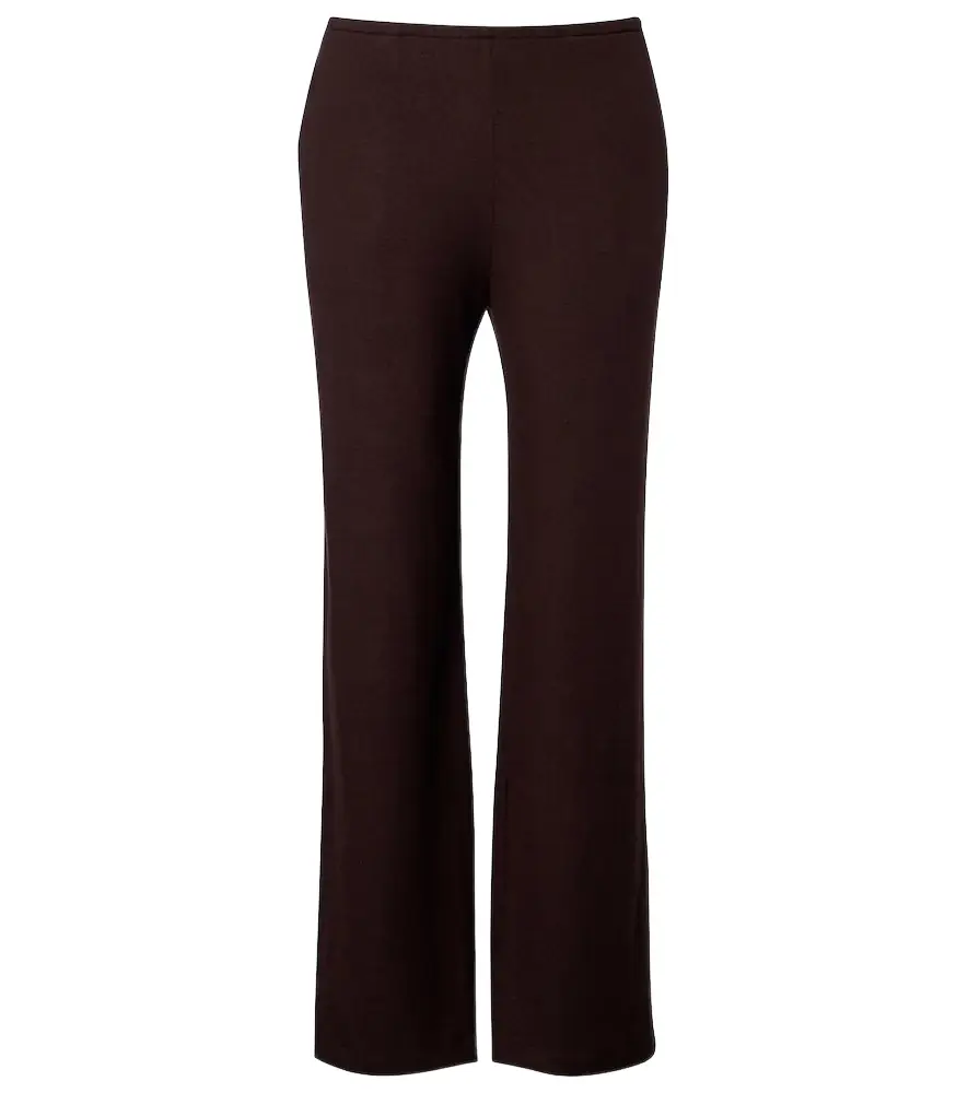 Leset Lauren jersey wide-leg pants