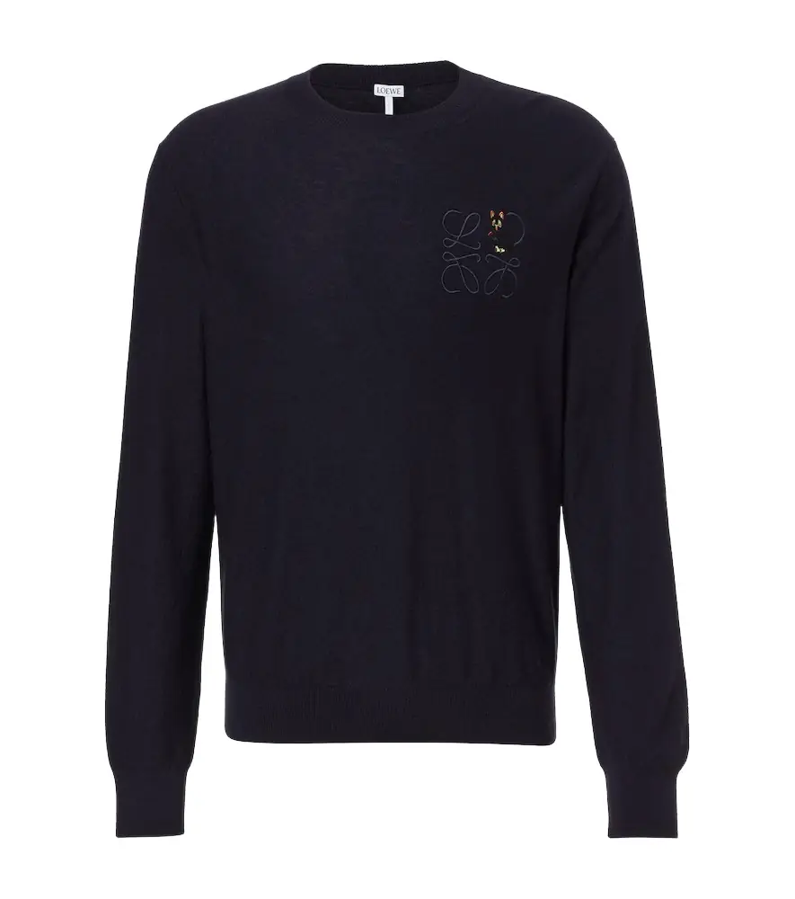Loewe x Louis Wain Anagram wool-blend sweater