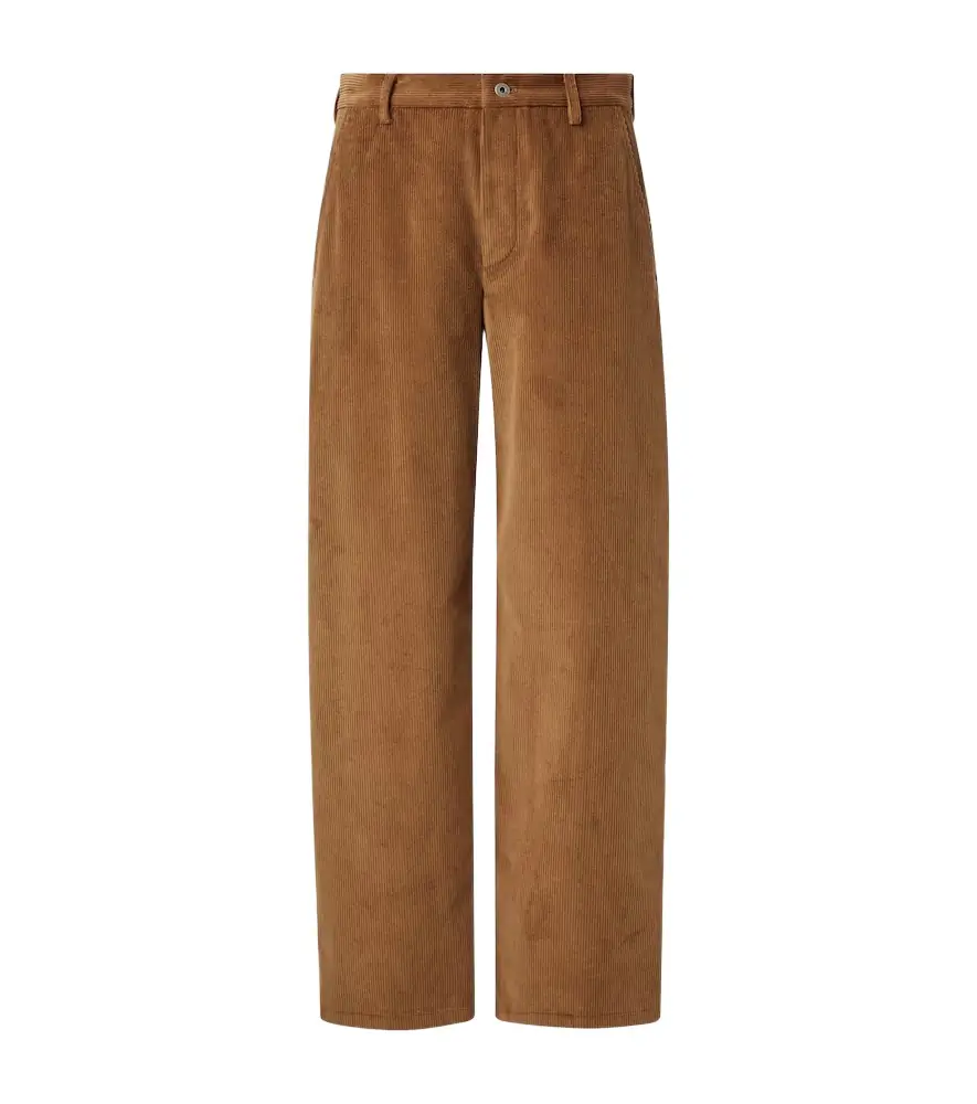 Loewe Cotton corduroy wide-leg pants
