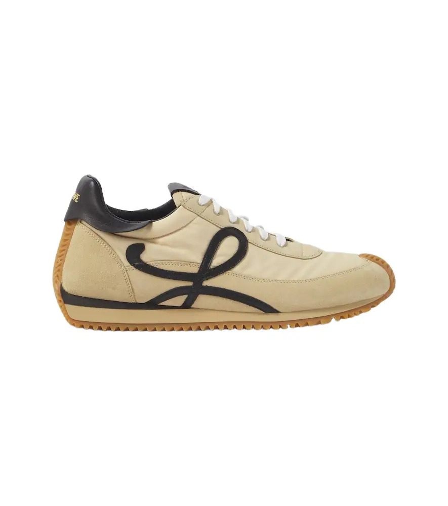 Loewe Ballet Runner 2.0 suede-trimmed sneakers