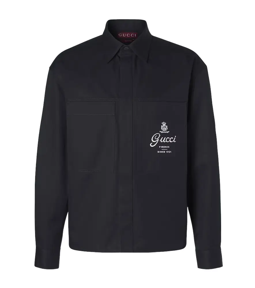 Gucci Logo cotton shirt