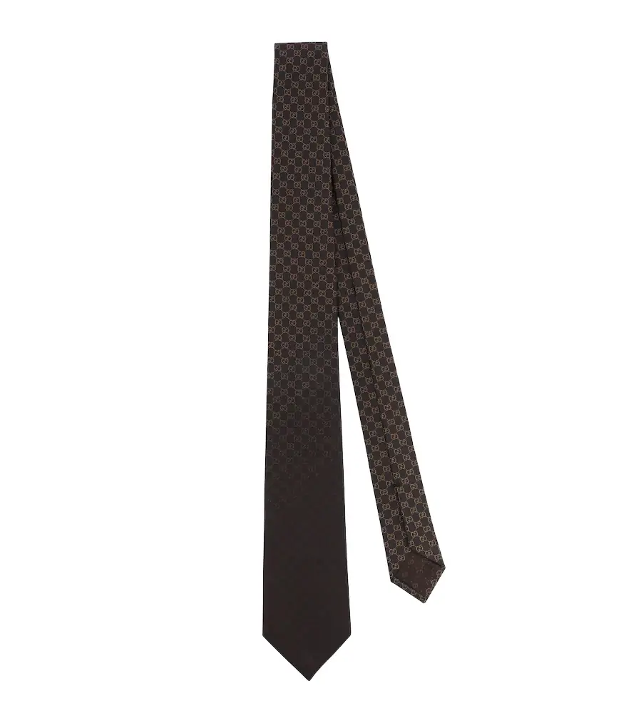 Gucci GG silk jacquard tie