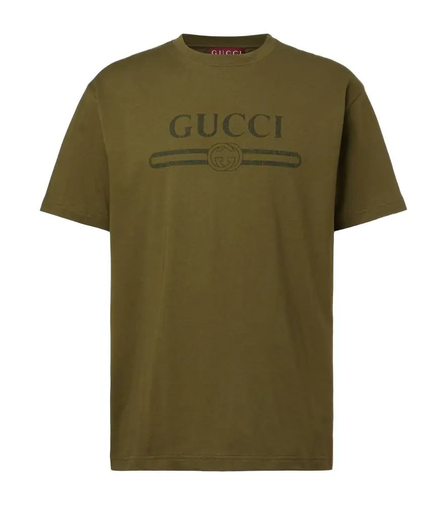 Gucci Logo cotton jersey T-shirt