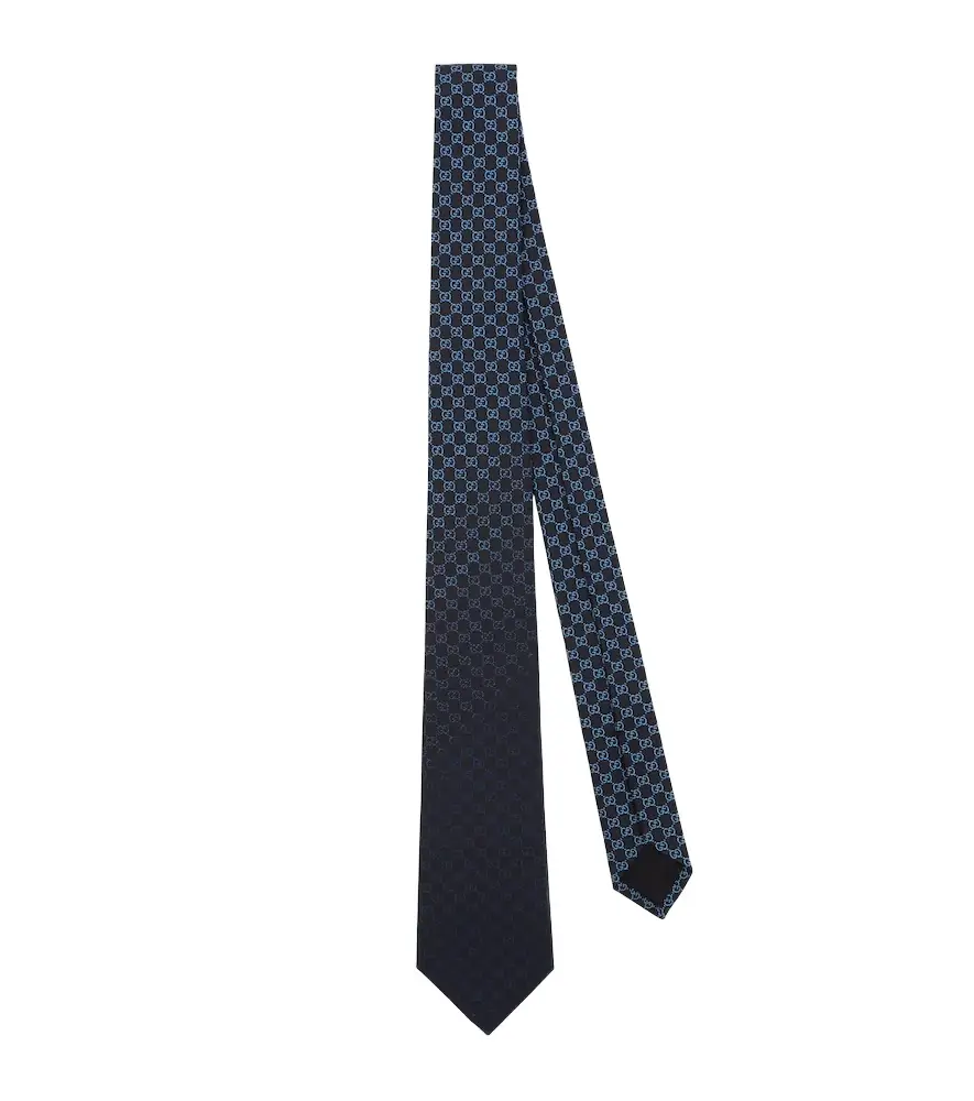 Gucci GG silk jacquard tie