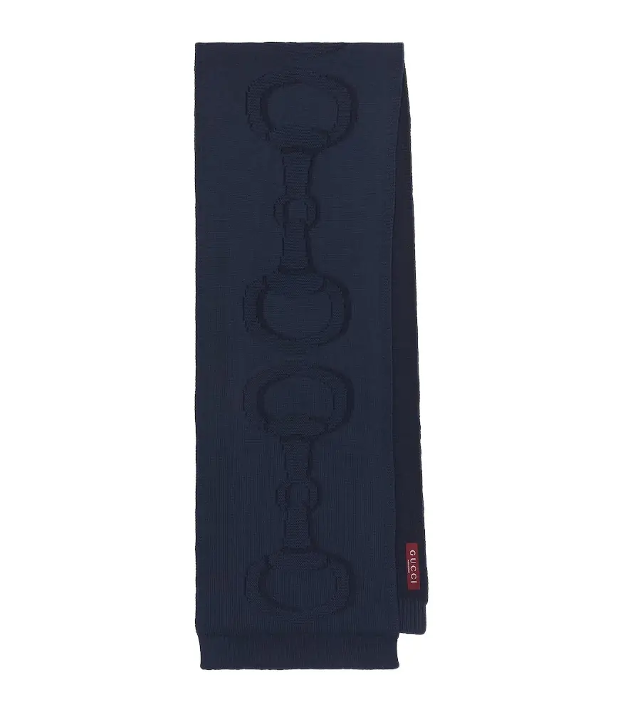 Gucci Horsebit wool scarf