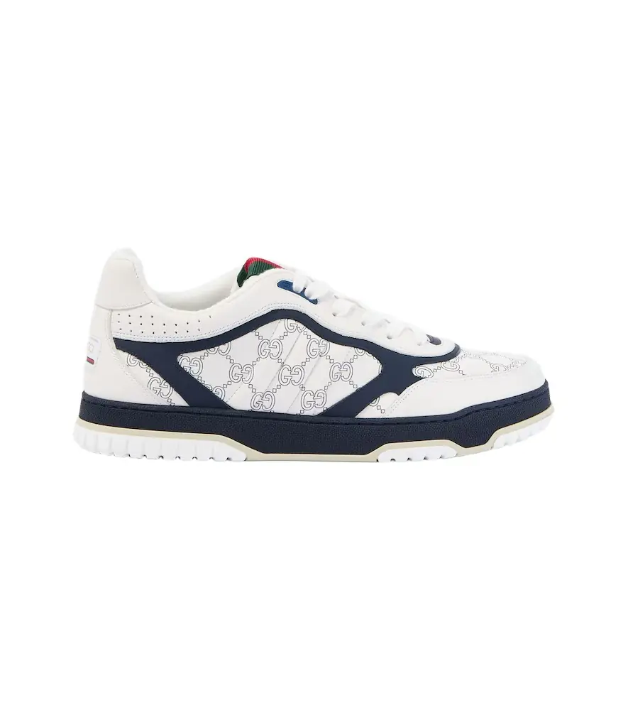 Gucci Re-Web leather sneakers