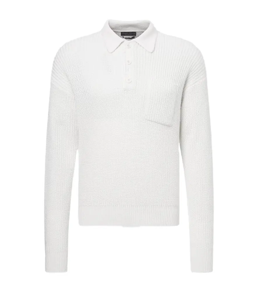 Ralph Lauren Purple Label Silk and linen polo sweater