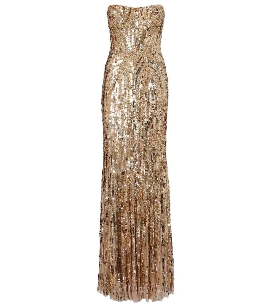 Jenny Packham Euphoria sequined gown