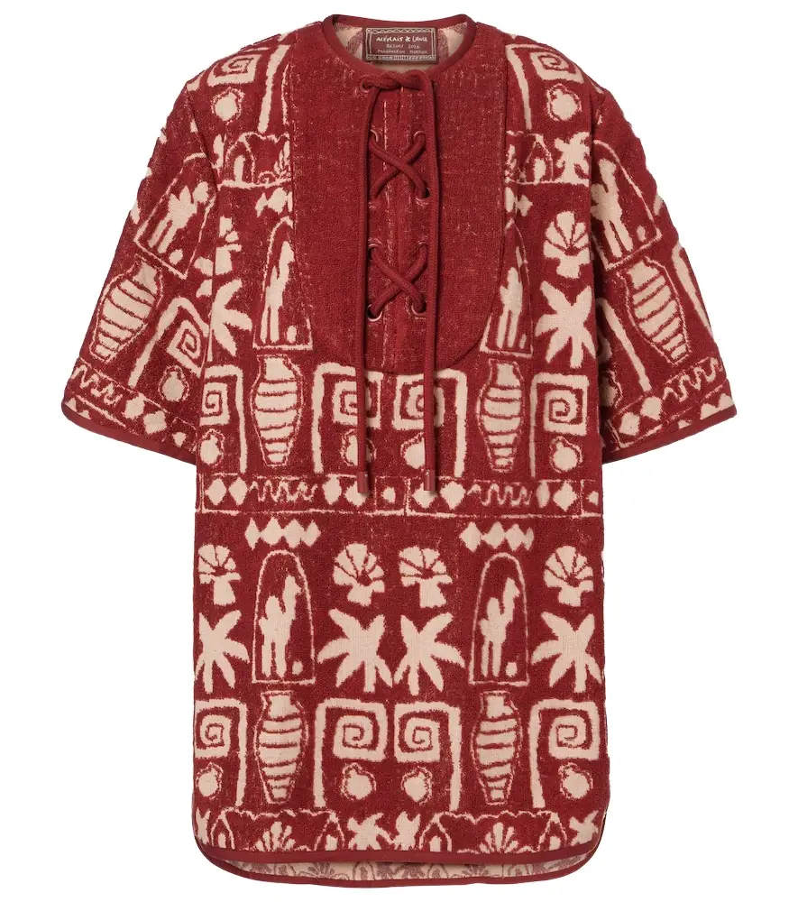 Alemais Alémais x LRNCE Maya cotton minidress