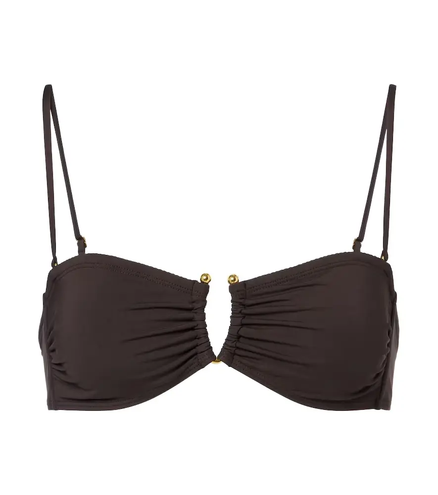Nili Lotan Gathered bikini top