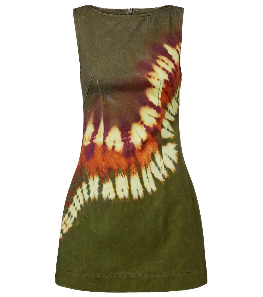 Alemais Alémais Marilyn dyed denim minidress