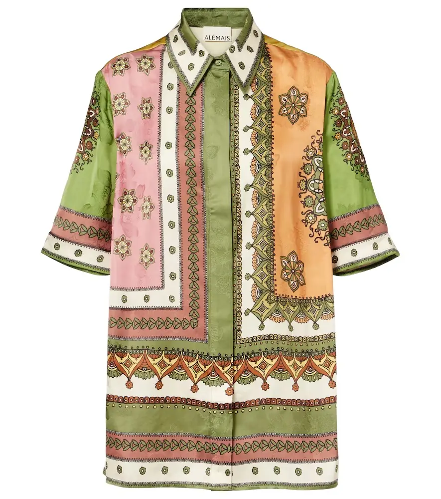 Alemais Alémais Contina jacquard shirt