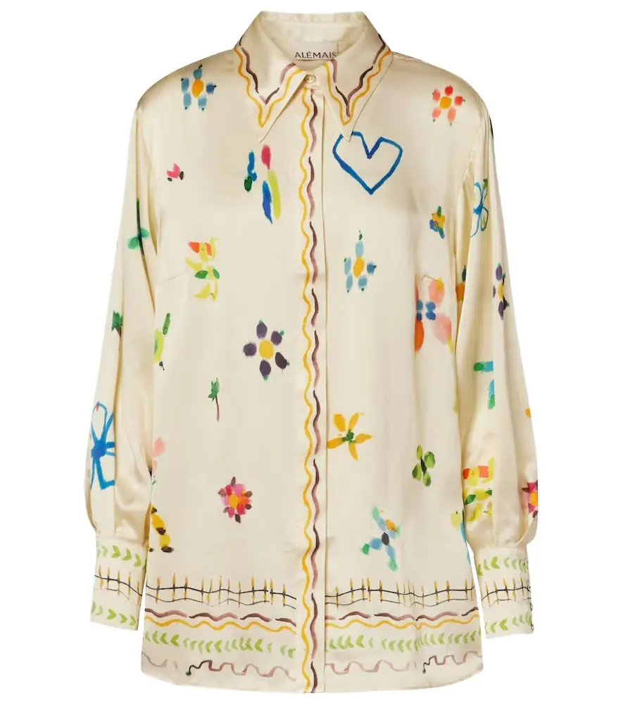 Alemais Alémais Sidi floral silk shirt