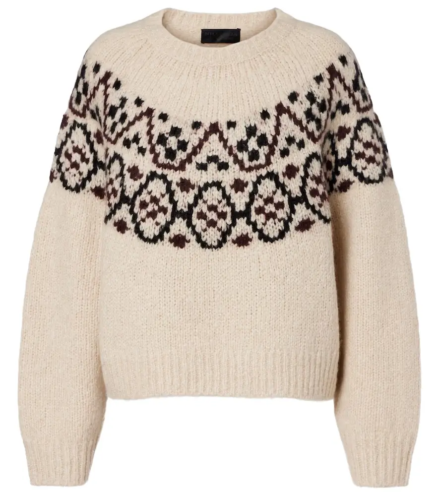 Nili Lotan Chrissy Fair Isle jacquard sweater