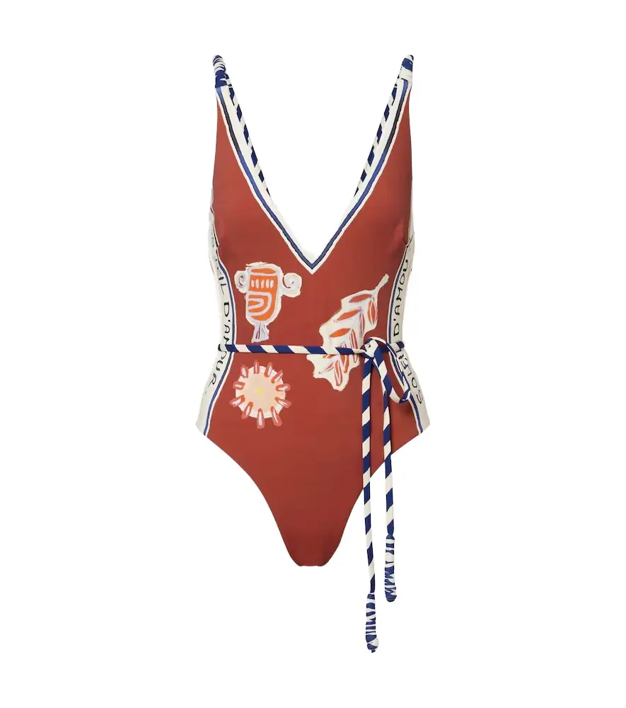 Alemais Alémais Soleil D'Amour printed swimsuit
