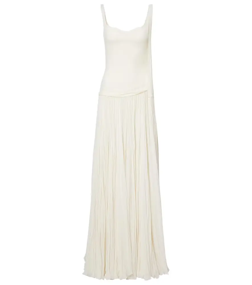 Marmar Halim Ana crêpe and chiffon gown