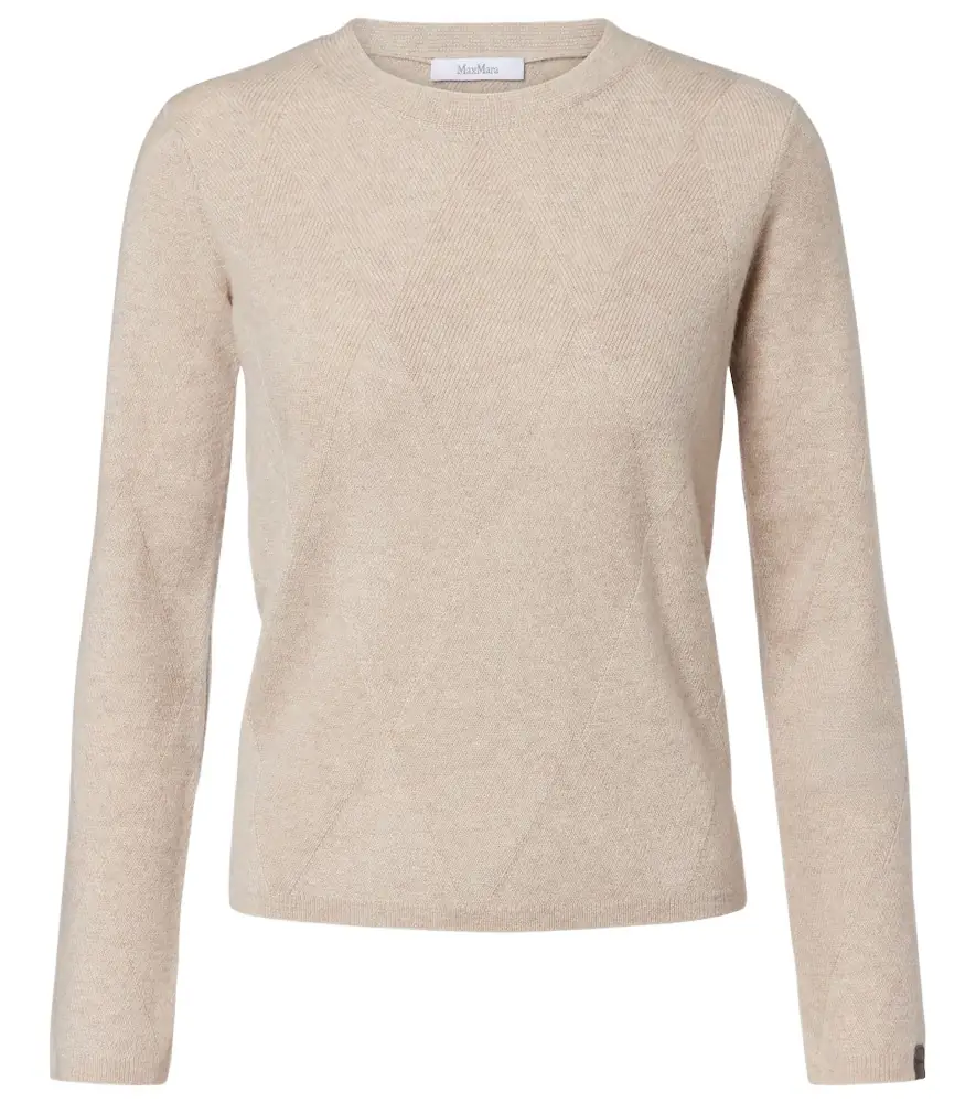 Max Mara Baffo cashmere sweater