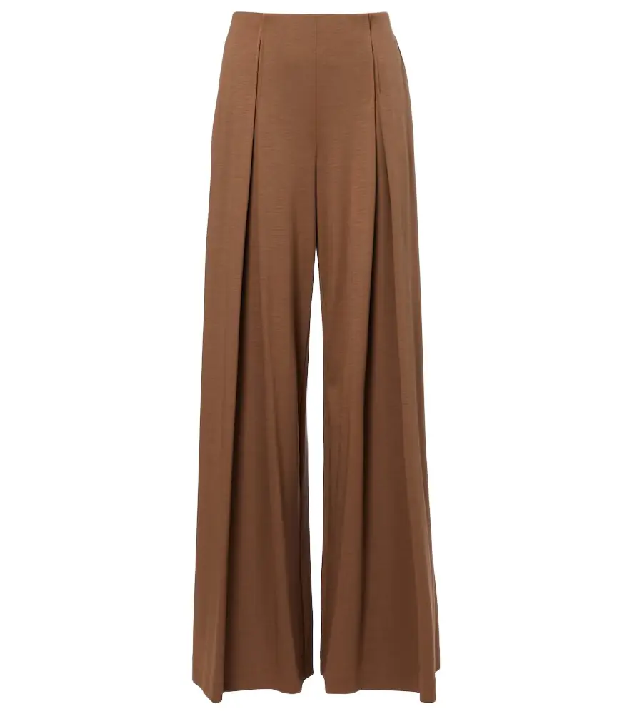 Max Mara Cocco virgin wool wide-leg pants