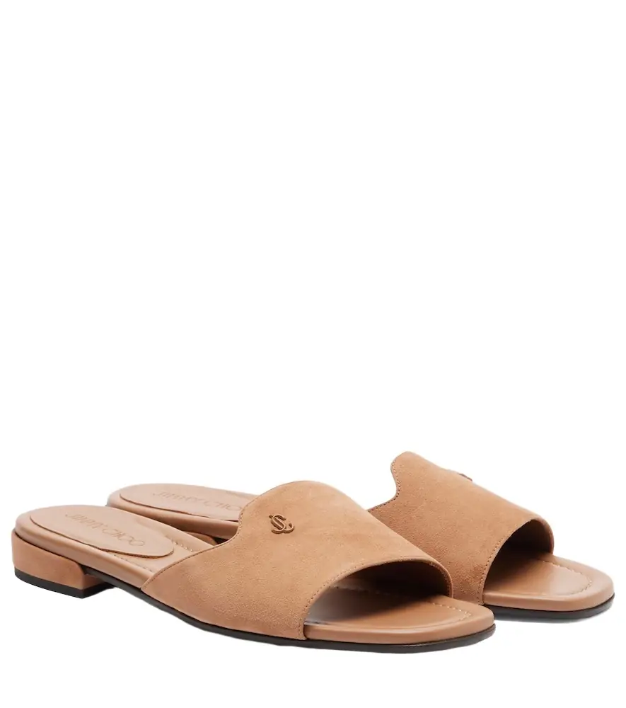 Jimmy Choo Dina suede slides